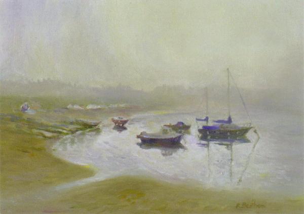 Misty Harbour, 10 X 12 (Oil) - Sold