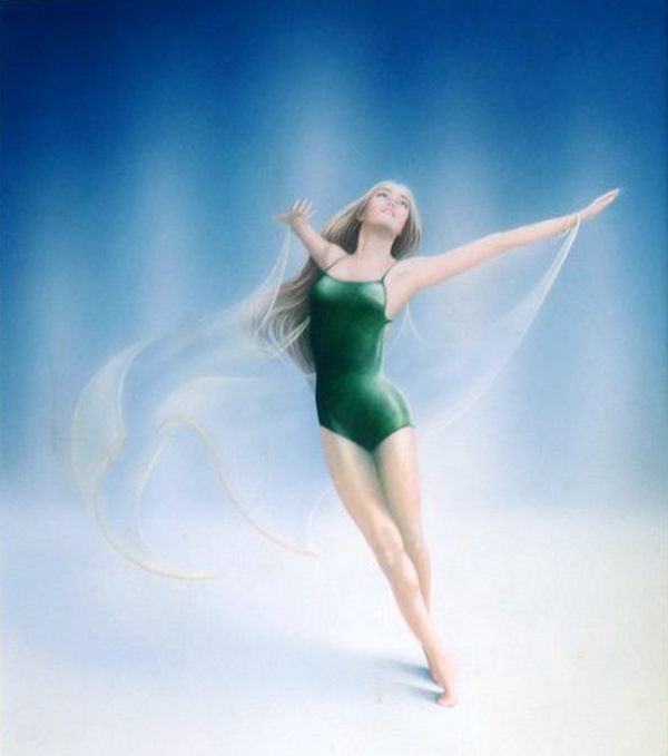 Dancer, (Acrylic) - Sold