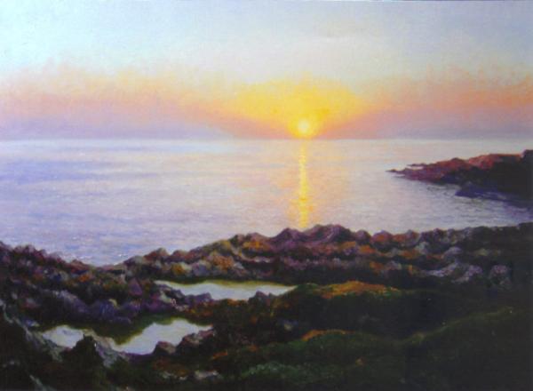 Sunrise, The Cove, 18 X 24 (Oil)